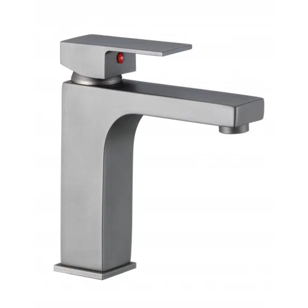 Inter Ceramic slavina za umivaonik jasmina zinc/mesing gun grey slika 1