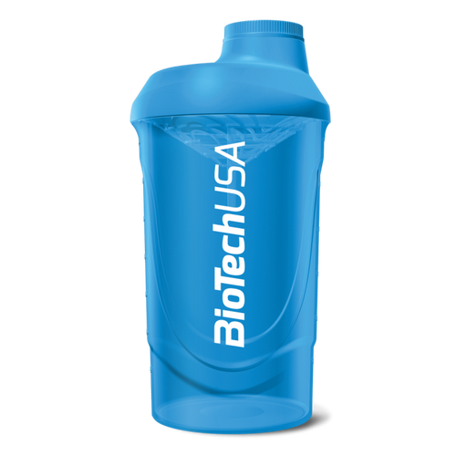 BioTech USA Šejker Wave 600 ml Plavi slika 1