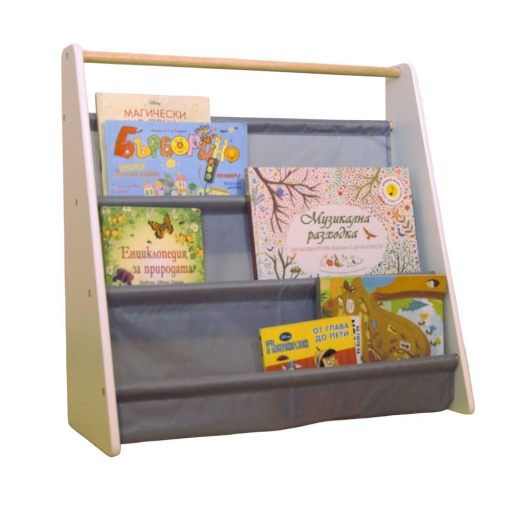 Kinder Home Dječija prenosiva polica, Bijela/Siva slika 7