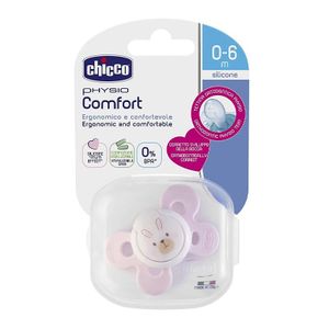 Chicco Duda varalica Physio Comfort 0-6mj - Silikon, Roza