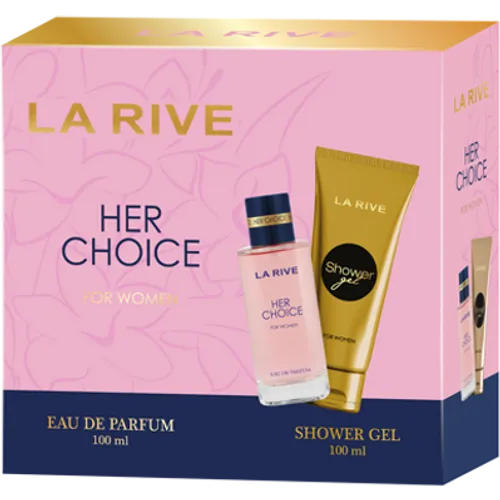 La Rive Her Choice poklon set edp 100 ml & gel za tuširanje 100 ml slika 1