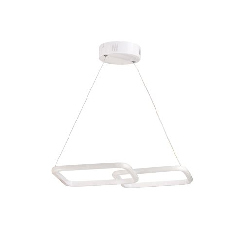 Puppis White-Yellow Light White Chandelier slika 4