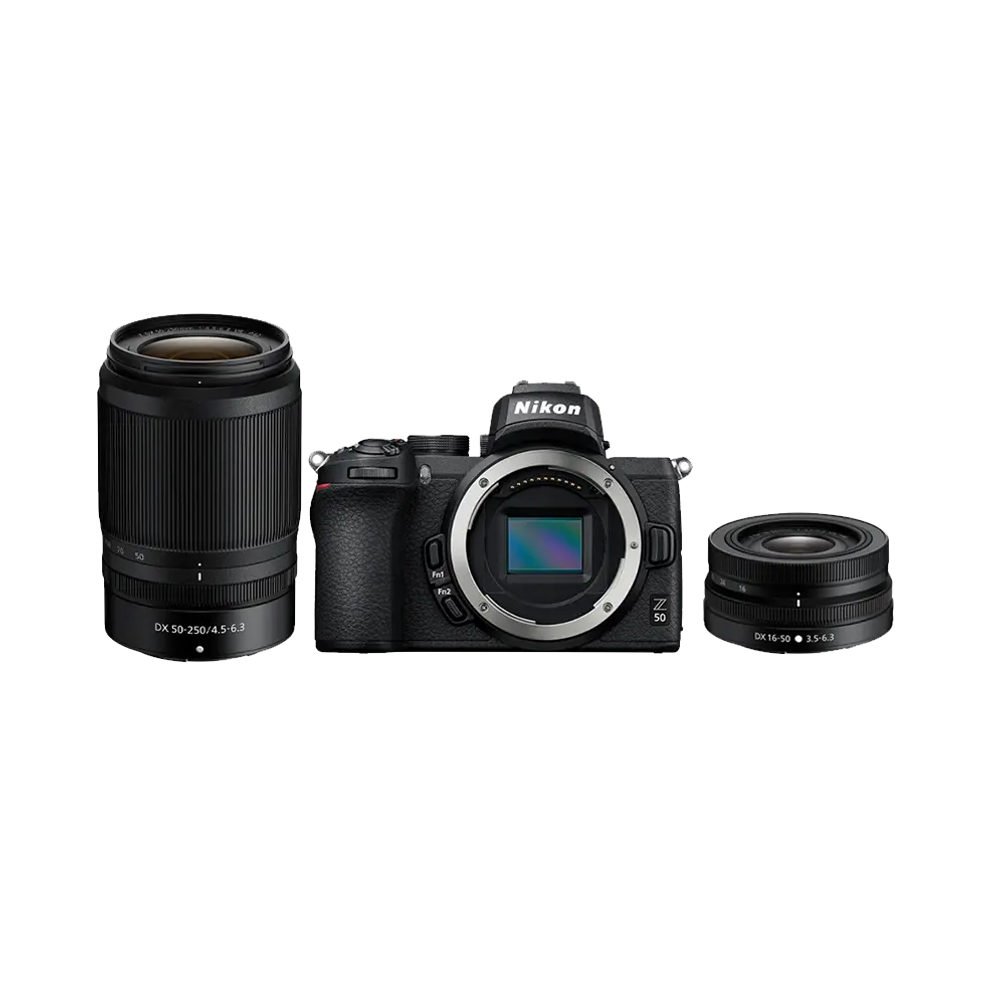 Nikon Z 50 + NIKKOR Z DX 16-50 VR + 50-250 VR slika 1