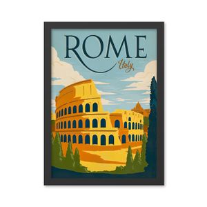 Wallity Slika dekorativna uokvirena MDF, Rome 2 (40 x 55)