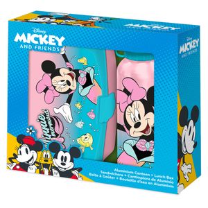 Disney Minnie kutija za užinu + aluminijska boca 500ml