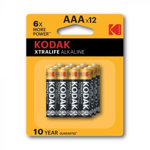 KODAK Alkalne baterije XTRALIFE AAA/6+6kom