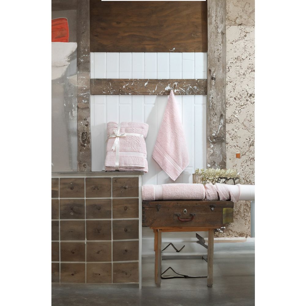 Set peškira (2 komada) DS, boja: puder slika 2
