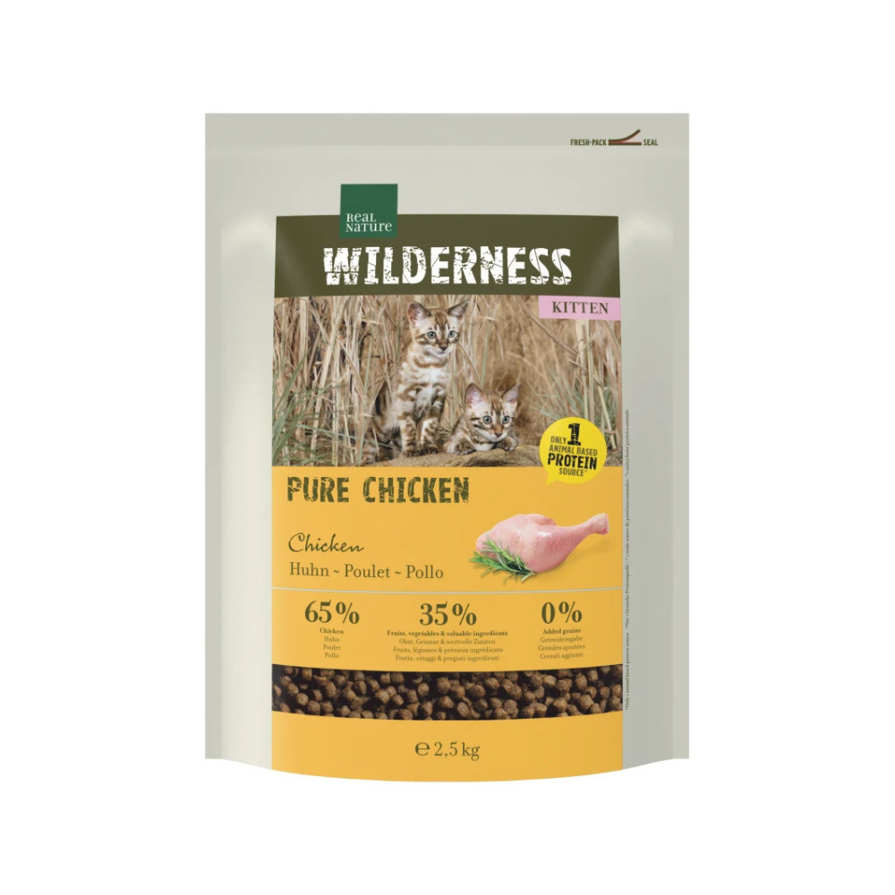 Real Nature Cat Wilderness Kitten Pure Chicken 2,5 kg slika 1