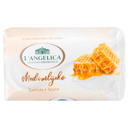 L'angelica kruti sapun - med i mlijeko 80g  slika 1