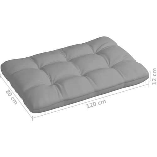 Jastuci za sofu od paleta 2 kom sivi slika 7