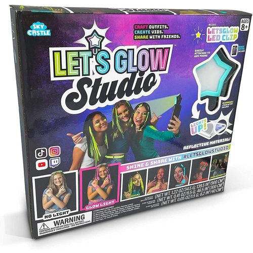 Let's Glow Studio LED svetlo sa dodacima za telefon slika 1