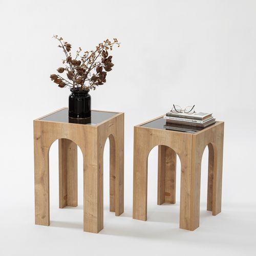Seine 2 - Dark Grey, Oak
 Dark Grey
Oak Coffee Table Set slika 2