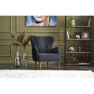 Karina - Anthracite Anthracite Wing Chair