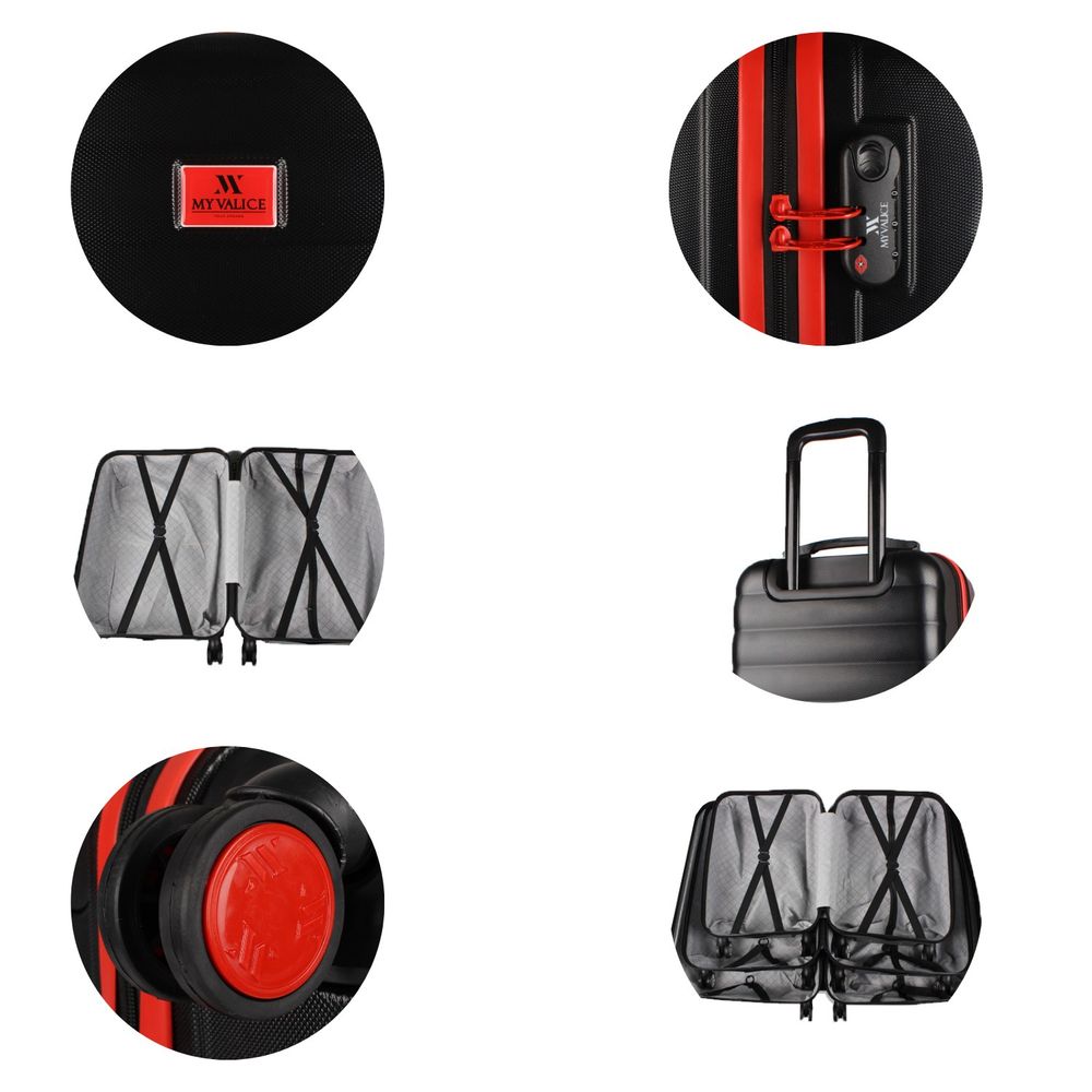 Set Crnih Kofera (2 Komada) - Model 6537 slika 4