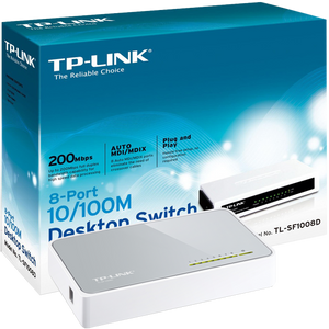 TP-LINK 8-Portni switch, 200Mbps, 10/100M - TL-SF1008D