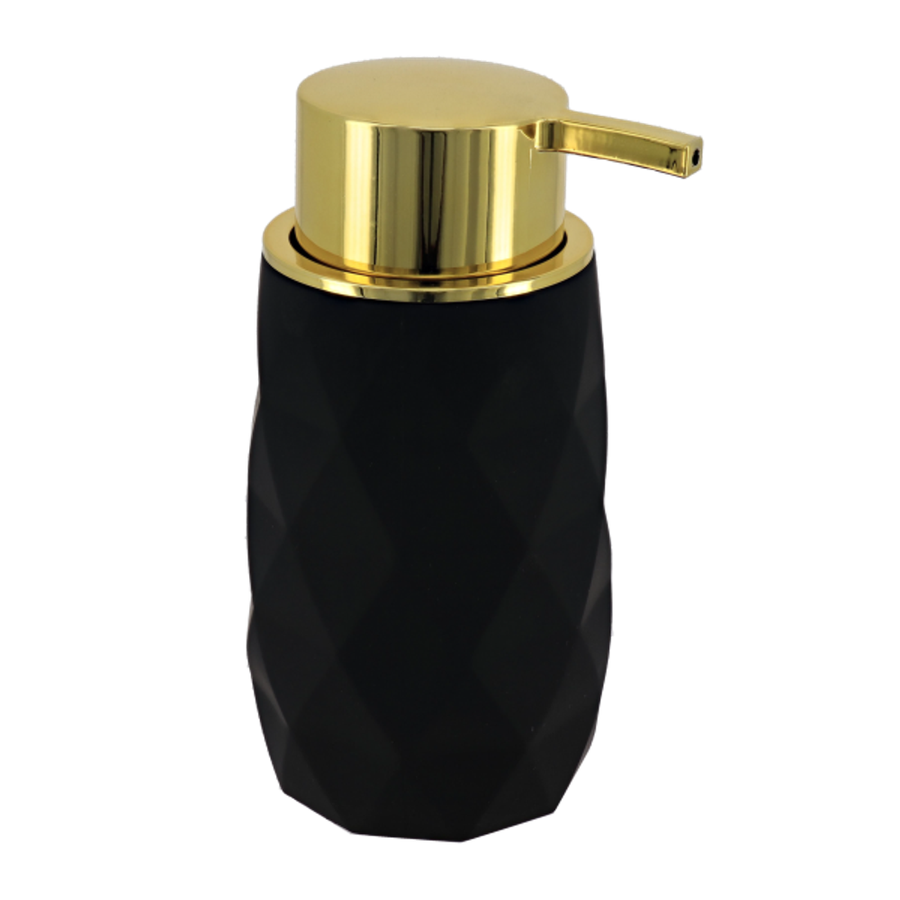 Tendance dozator za sapun bolzano 210 ml abs/guma, crni slika 1