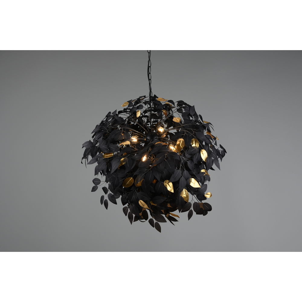 LEAVY visilica BLACK-MAT-GOLD 4XE-14 slika 4