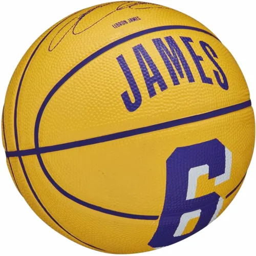 Wilson NBA Player Icon lebron James mini košarkaška lopta wz4007201xb slika 6