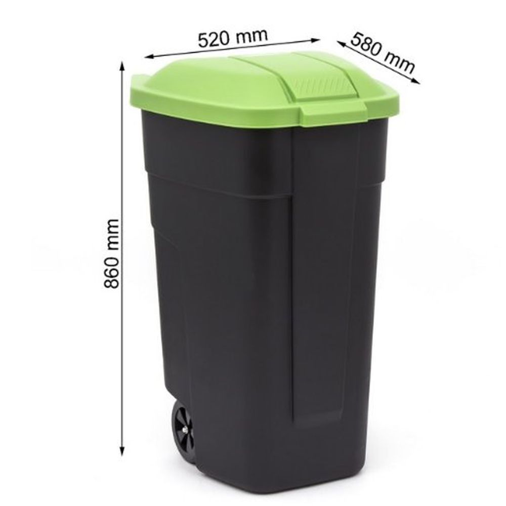 Curver kanta za otpatke 110 l zelena 214125 slika 1