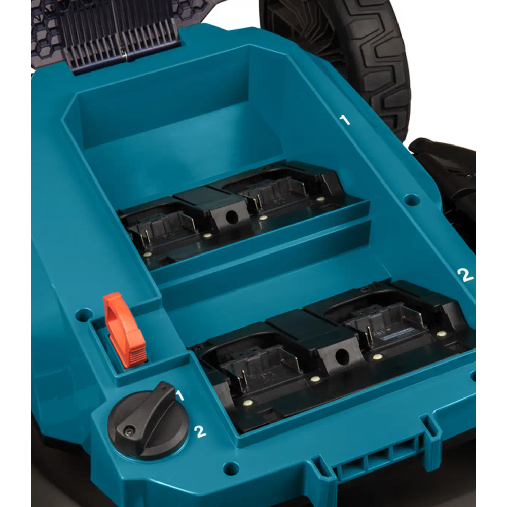 Makita - Akumulatorska kosilica 4u1 18+18V DLM530PT4 SET 4x baterija 18 V 5.0 Ah i dupli punjač slika 9