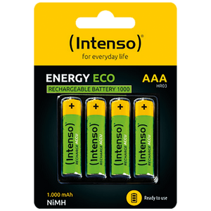 Intenso baterija punjiva AAA / HR03, 1000 mAh, blister 4 kom - AAA / HR03/1000