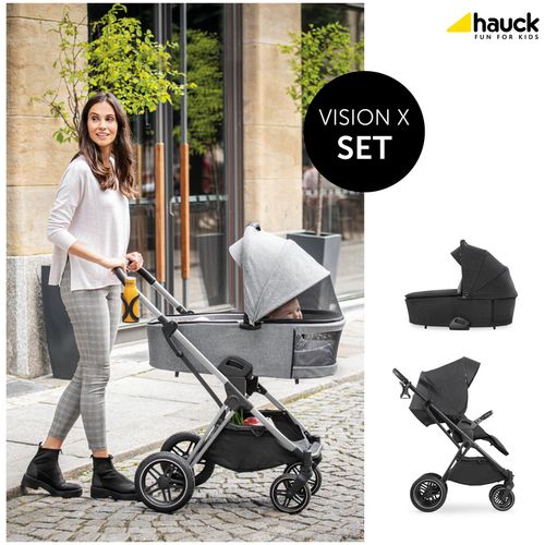 Hauck kolica Vision X Set - Melange Black  slika 4