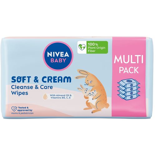 NIVEA Baby Soft & Cream maramice 4x57 kom  slika 1