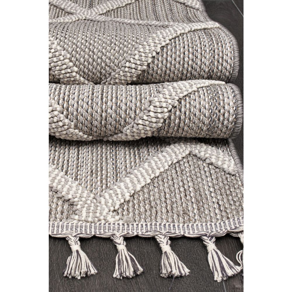 Beverly 2264 Sivi Tepih za Hodnik 120 x 350 cm slika 2