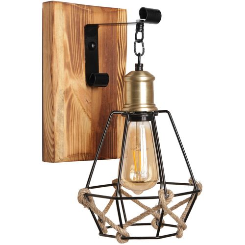 Alkım yanık metal kafesli aplik Black
Brown Wall Lamp slika 2