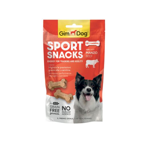 GimDog poslastica za pse Sportsnacks Mini Kosti Govedina, 60 g slika 2