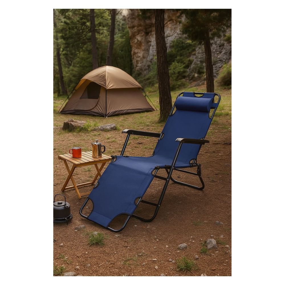 Sklopiva vrtna Ležaljka/Stolica 153x60x80cm slika 2