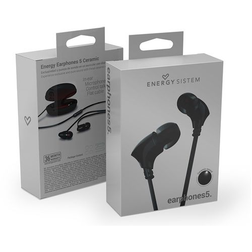 ENERGY SISTEM Energy Earphones 5 Ceramic slušalice sa mikrofonom crne slika 5
