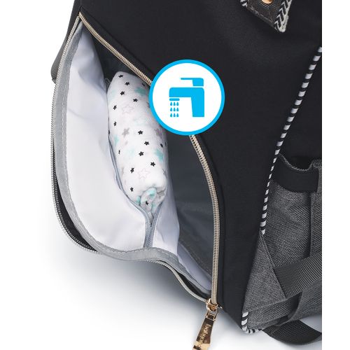 BabyOno Oslo Style ruksak za mame, crni slika 14