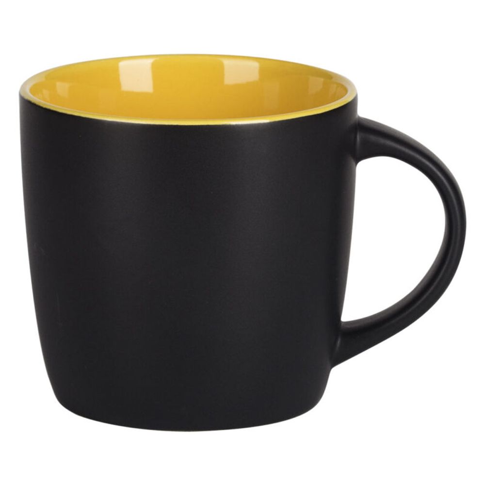 BLACK BERRY, keramička šolja, 300 ml, žuta slika 1