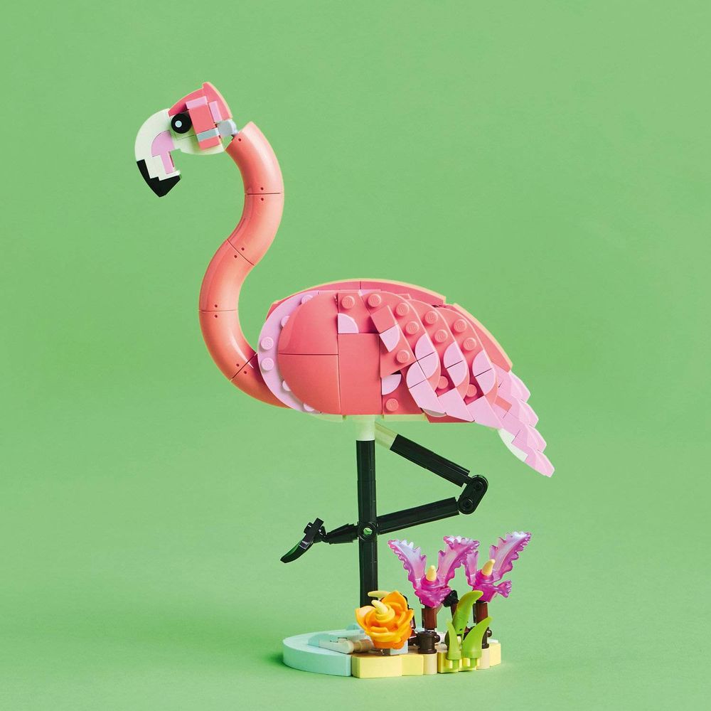 LEGO 31170 Divlje životinje: Rozi flamingo slika 9