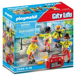 Playset Playmobil 71244 City Life Rescue Team 25 Dijelovi