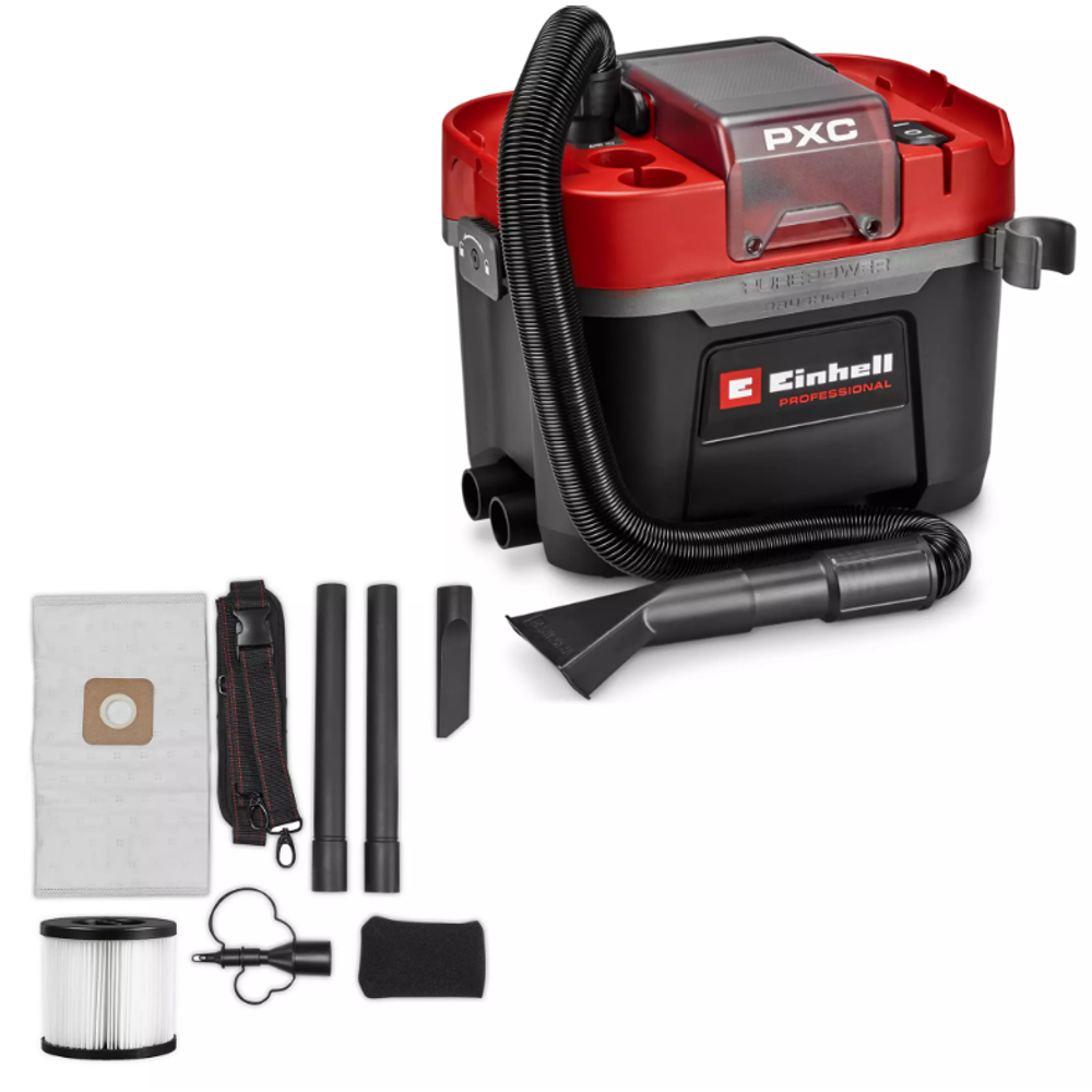 Einhell professional TP-VC 18/10 Li BL L-Solo, akumulatorski suho/mokro usisavač slika 1