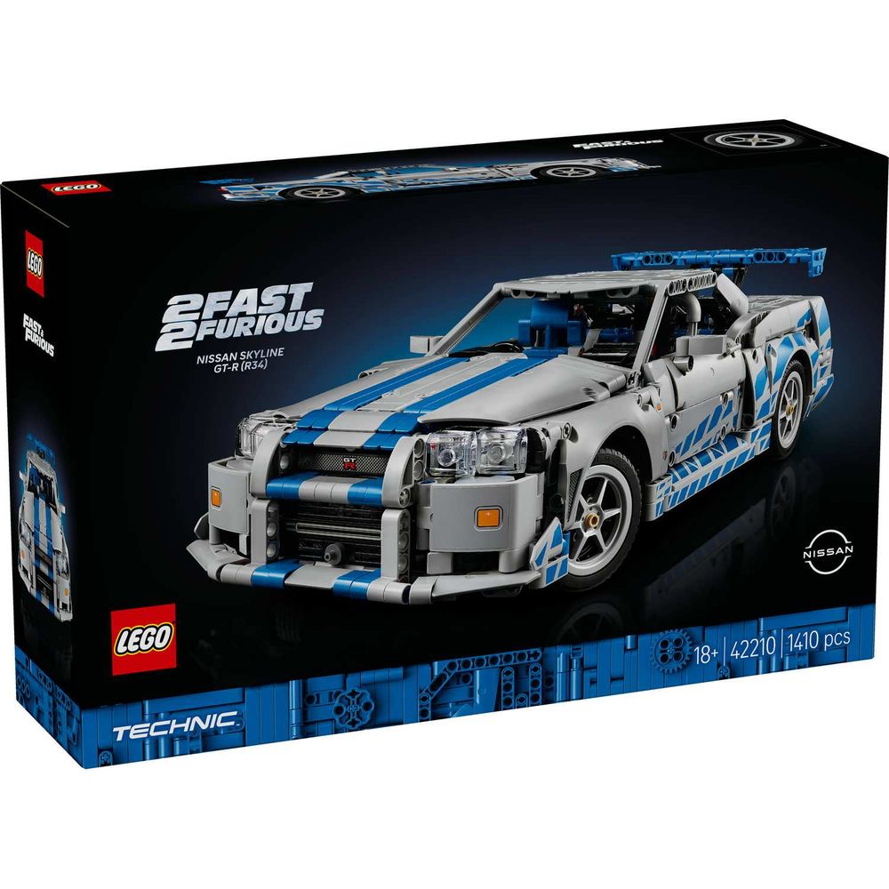 LEGO 42210 2 Fast 2 Furious Nissan Skyline GT-R (R34) slika 1