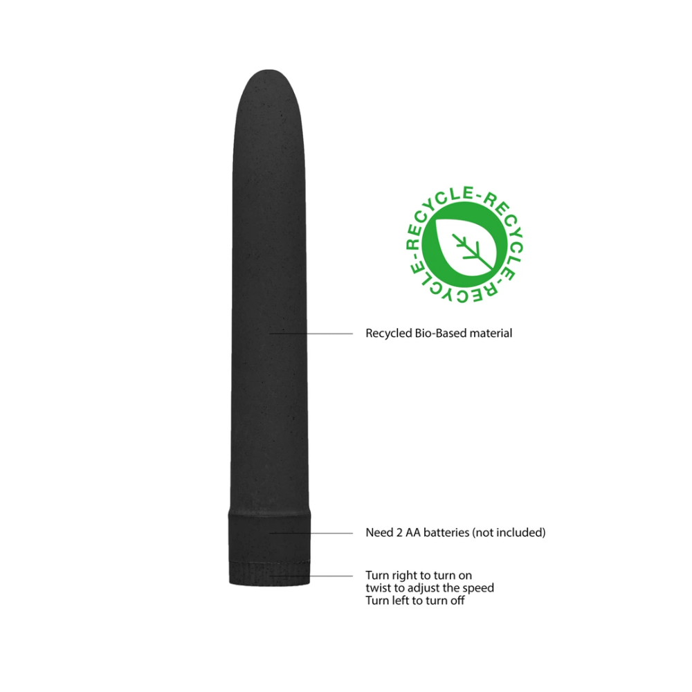 Biorazgradivi vibrator Natural Pleasure by Shots - 7 / 18 cm slika 7