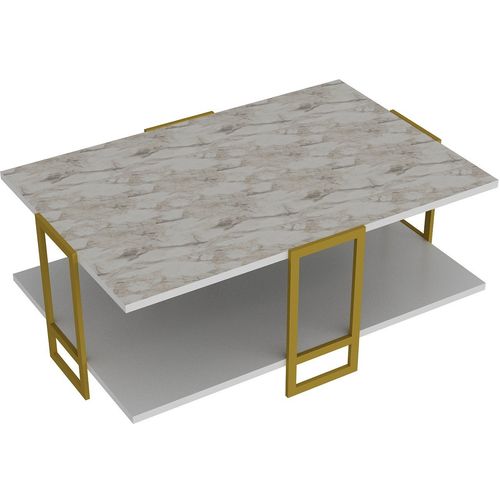 Polka - White Gold
White Coffee Table slika 3