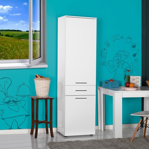 ADR-621-PP-1 White Multi Purpose Cabinet slika 1