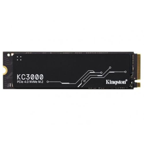 Kingston SKC3000S/512G M.2 NVMe 512GB SSD, KC3000, PCIe Gen 4x4, 3D TLC NAND, Read up to 7,000 MB/s, Write up to 3,900 MB/s (single sided), 2280, Includes cloning software slika 1