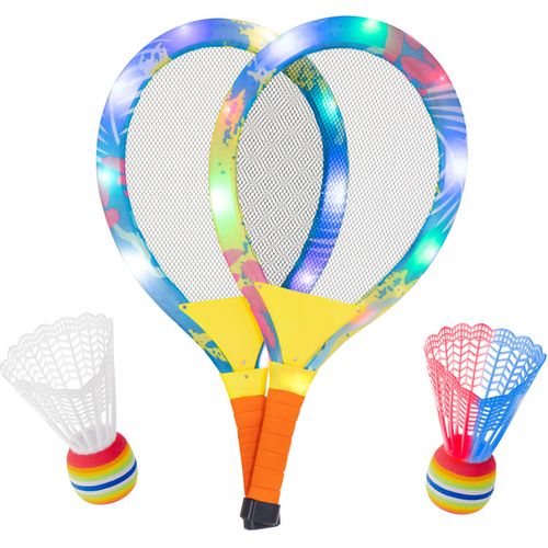 LED svjetleći reket za badminton 2 kom. slika 3