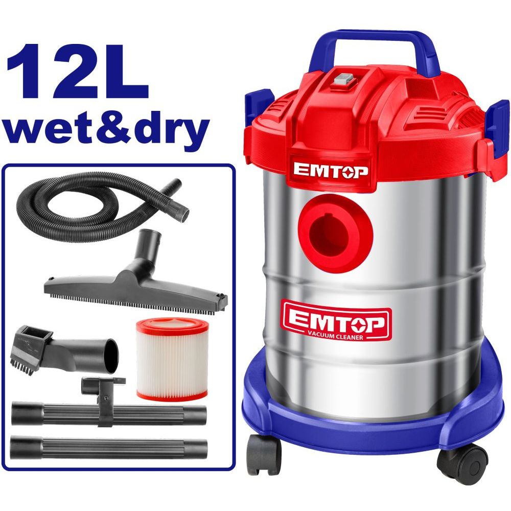 Usisivač 12l EVCR0801 Emtop slika 1
