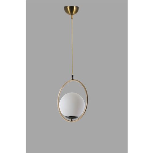 Ring Tekli Beyaz Camlı Eskitme Sarkıt White
Copper Chandelier slika 2