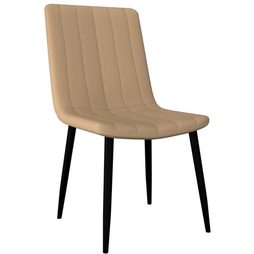 Blagovaonske stolice od umjetne kože 6 kom krem slika 2