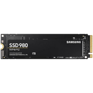 Samsung MZ-V8V1T0BW M.2 NVMe 1TB, 2280, PCIe Gen 3x4, 980, Read up to 3500 MB/s, Write up to 3,000 MB/s (single sided)