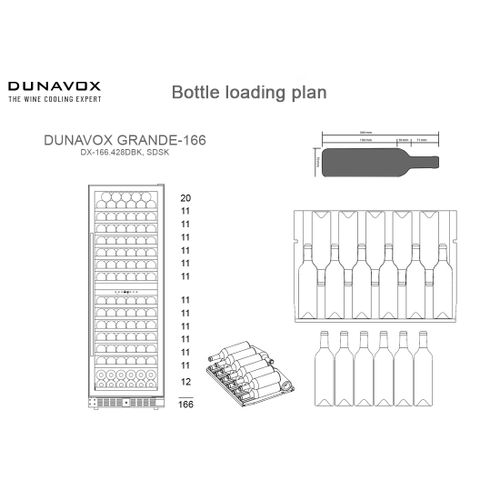 DX-166.428DBK DUNAVOX vinska vitrina slika 9