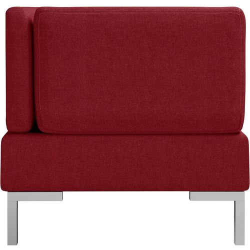 2-dijelni set sofa od tkanine crvena boja vina slika 20