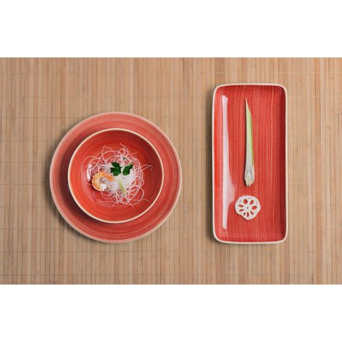 Ariane Terra Red pravokutna plata, 36x16.5cm 6/1 set slika 3